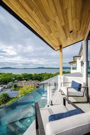 Property grounds - Staffed Luxury Oceanview Villa w/ golfcart, jacuzzi, infinity pool &breakfast (Playa Tamarindo)