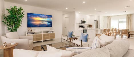 Una Smart TV, libros