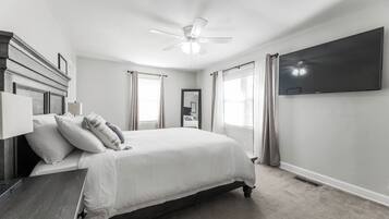 4 bedrooms, iron/ironing board, free WiFi, bed sheets