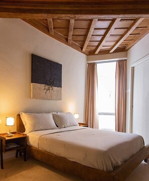 Premium bedding, memory foam beds, minibar, in-room safe