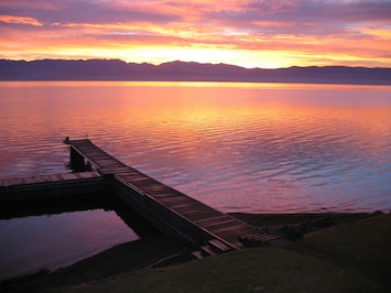 Image of The best view, beach, dock, home and value on Flathead Lake