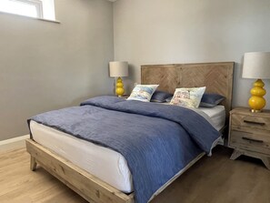 4 bedrooms, iron/ironing board, travel cot, WiFi