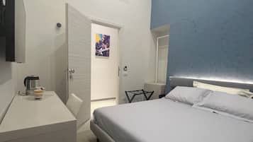 Standardzimmer, 1 Doppelbett, eigenes Bad, Blick auf den Innenhof | BettwÀsche aus Àgyptischer Baumwolle, hochwertige Bettwaren