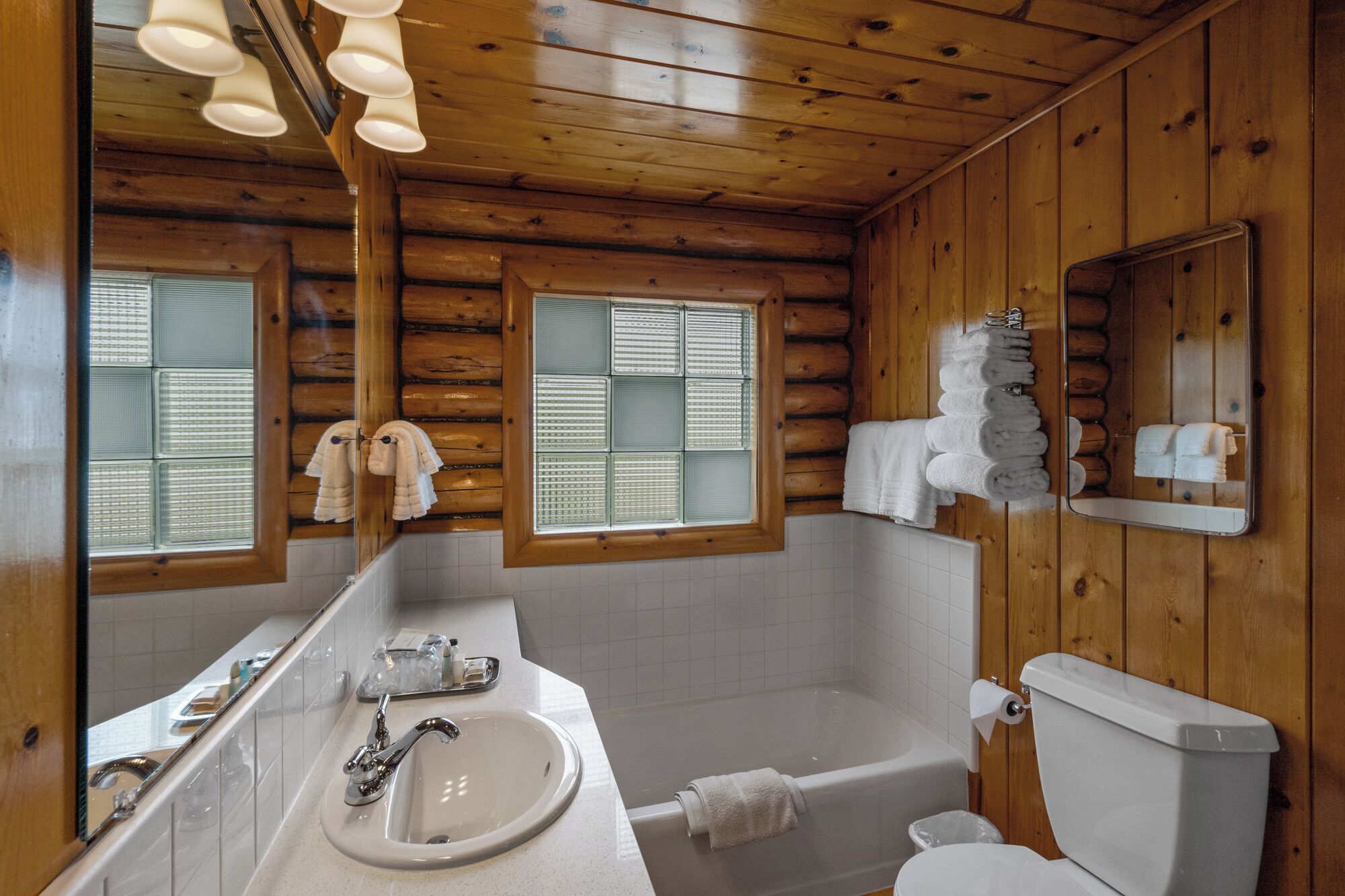 Baignoire, serviettes fournies