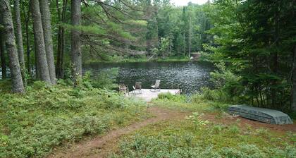 Beautiful waterfront cabin; breathtaking views of Whiteface Mountain