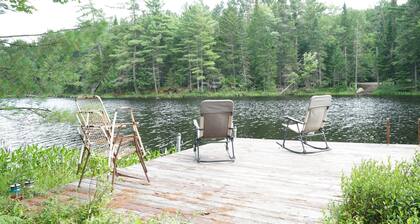 Beautiful waterfront cabin; breathtaking views of Whiteface Mountain