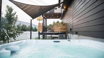 Idromassaggio all'aperto