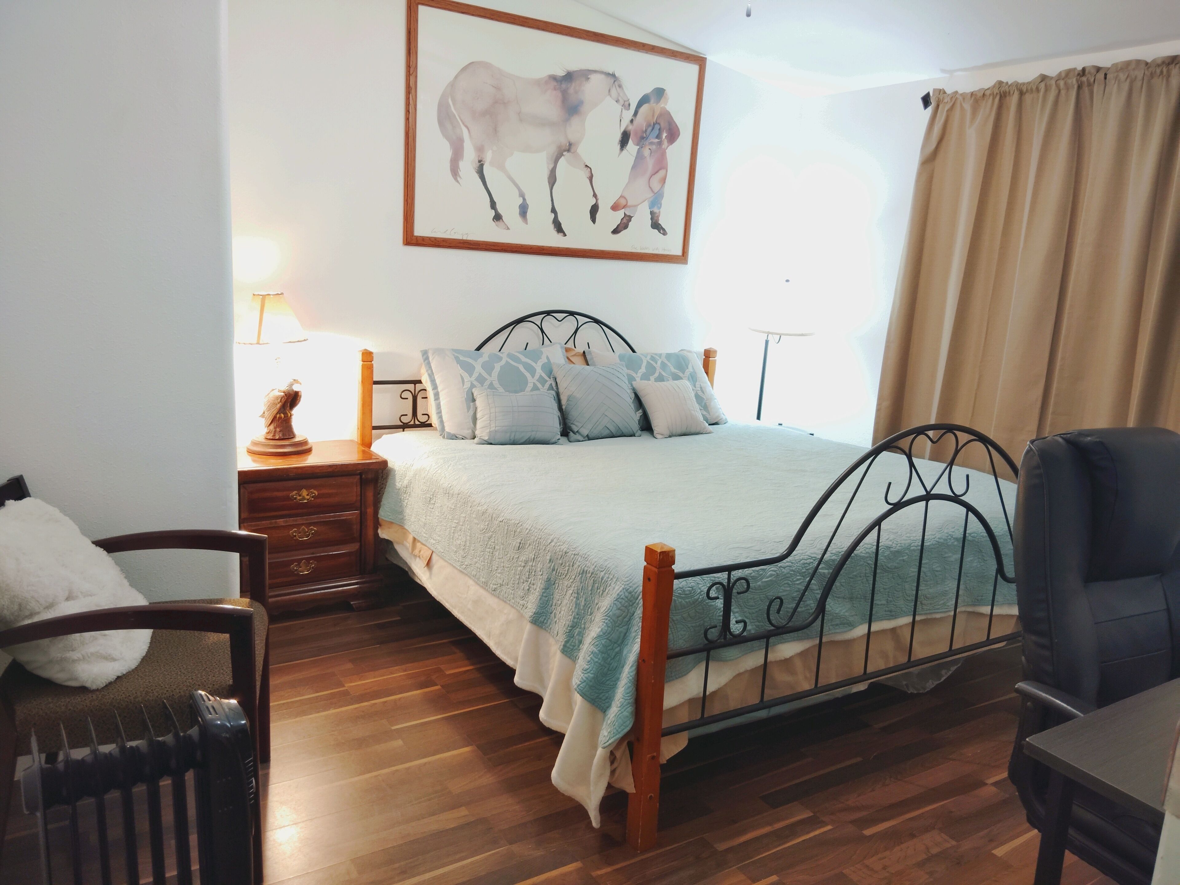 2 Schlafzimmer, Schreibtisch, kostenloses WLAN, Bettwäsche