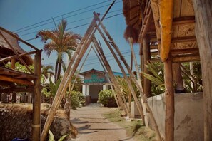 Chambre Double Deluxe pour 1 personne, 1 grand lit, climatisation, vue plage | Vue de la chambre