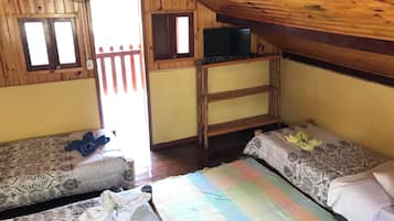 Chalé família | Wi-Fi de cortesia, roupa de cama