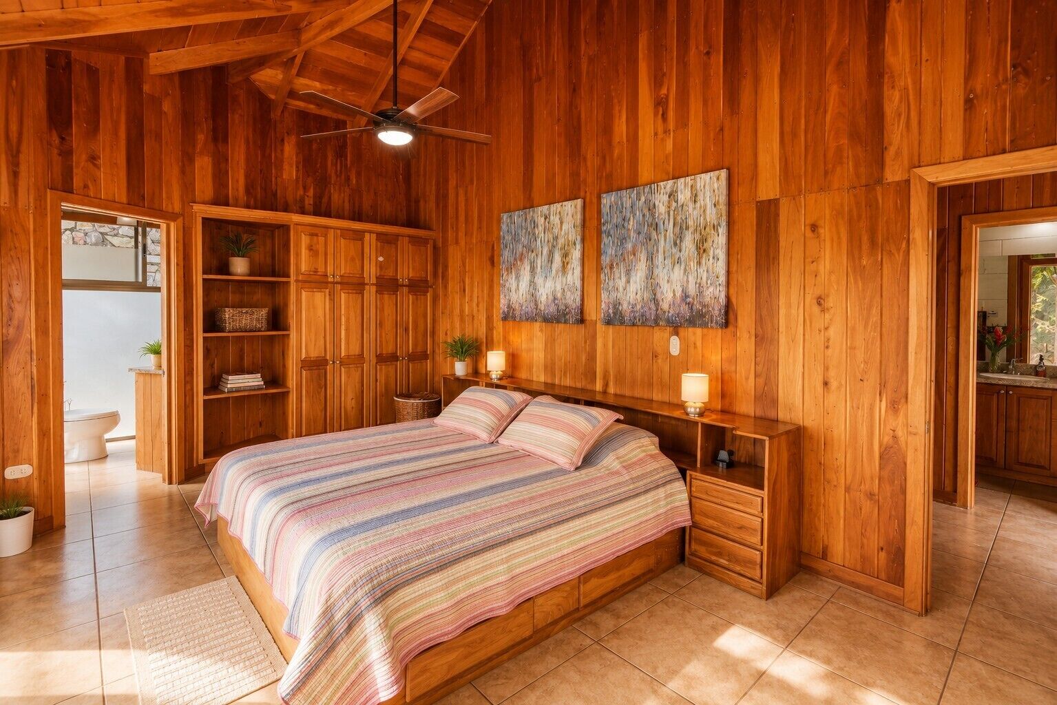 4 bedrooms, in-room safe, iron/ironing board, free WiFi