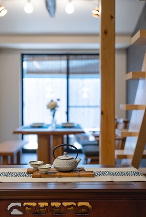 Dining - Certify Kyomachiya [Himoewya] Fully furnished house with a walk to Kiyomizu-dera Temple, Chiji-in Temple, Yasaka Shrine and Kyoto National Museum of Art. (京都市)