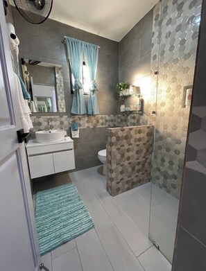 Shower, hair dryer, towels, soap - Welcome to Casa Blanca Samana : Full House !  (Samana)