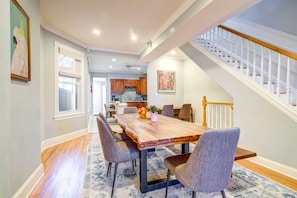 Dining - Spacious Historic Home in Vibrant H Street Corridor, Patio + Grill! (Washington)