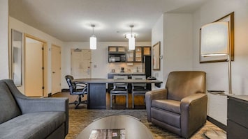 Living Area. Exact unit will be assigned upon arrival. Views, colors, and decor may vary.