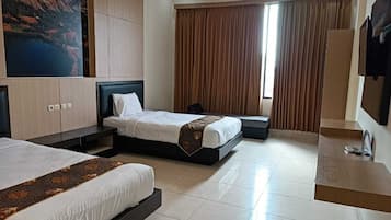 Suite Room | 1 dormitorio, escritorio, wifi gratis y ropa de cama