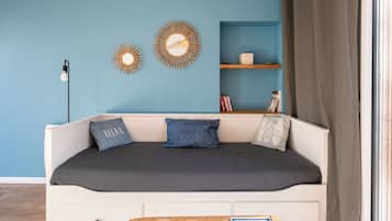 1 chambre, fer et planche Ă  repasser, Wi-Fi gratuit, draps fournis