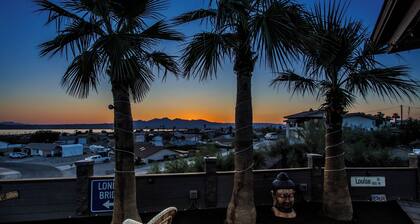 Lake Havasu Hilltop Retreat w/ Panoramic Views, Pool/Hot Tub, BBQ's & Fire Pit