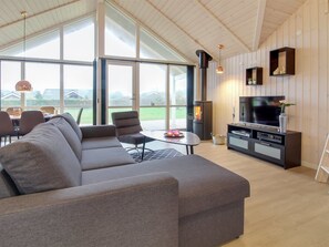 TV, fireplace, DVD player