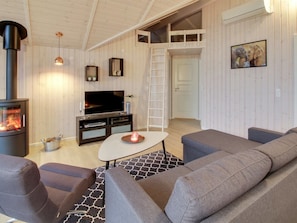 TV, fireplace, DVD player