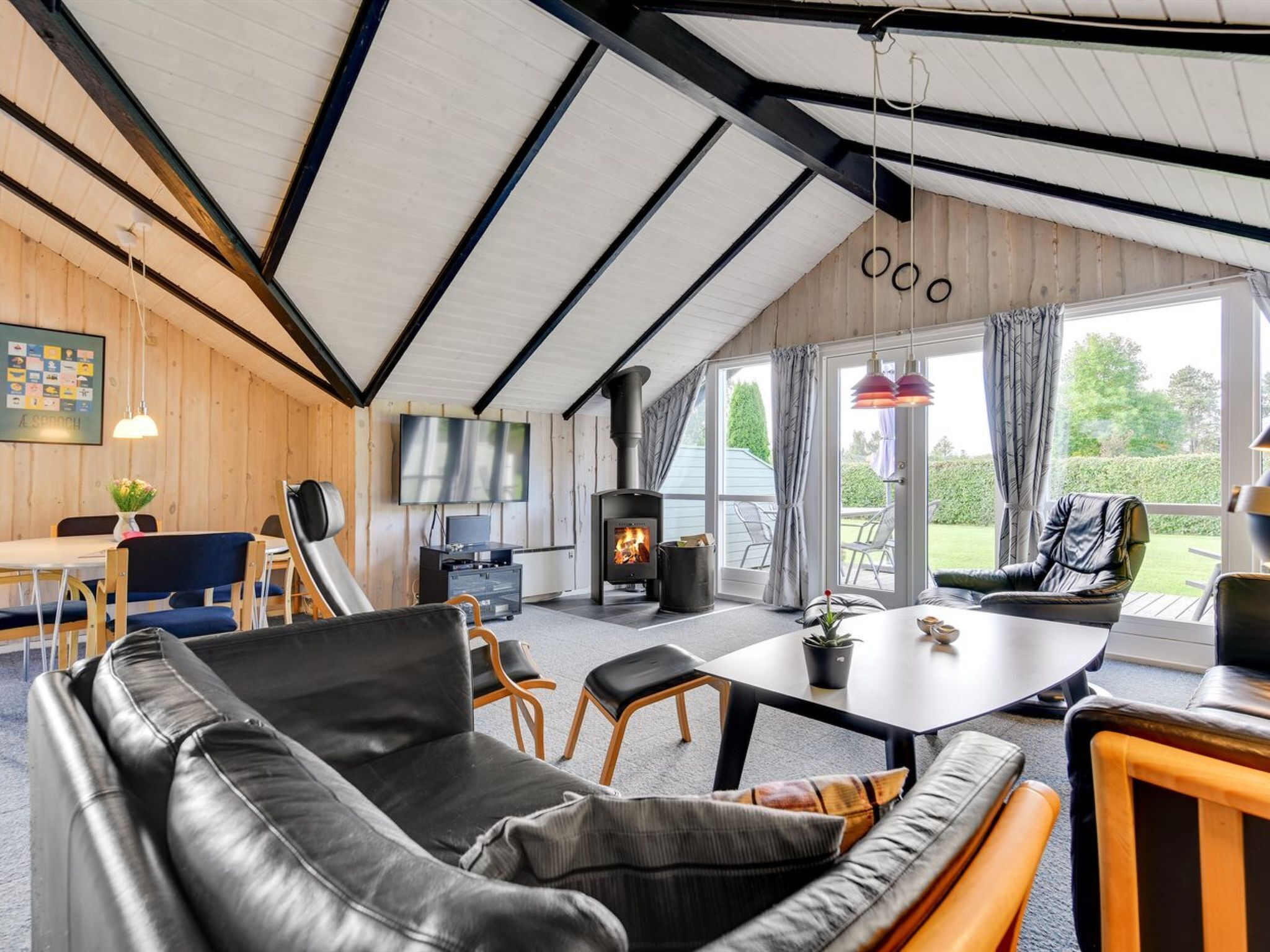 TV, fireplace, DVD player