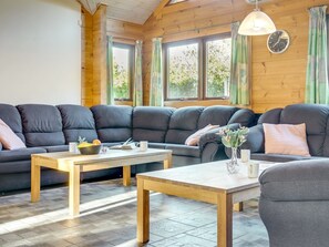 Fernseher, Kamin, DVD-Player