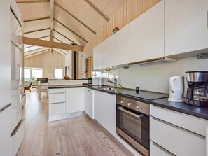 Fridge, microwave, dishwasher, cookware/dishes/utensils - "Apsolon" - 150m from the sea by Interhome (Sjølund)