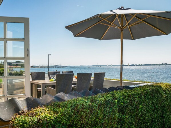 Outdoor dining - "Palnir" - from the sea by Interhome (Egernsund)