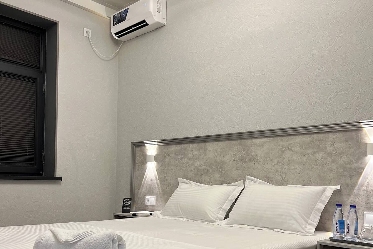 Standard Double Room | Premium bedding, desk, soundproofing, iron/ironing board