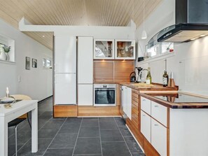 Fridge, oven, dishwasher, highchair
