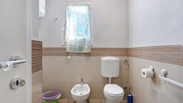 Dusche, Haartrockner, HandtĂŒcher