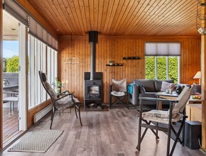 Fernseher, Kamin