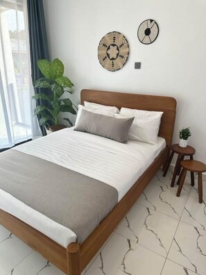 Exclusive-Doppelzimmer, 1 Doppelbett | Individuell dekoriert, individuell eingerichtet, Schreibtisch