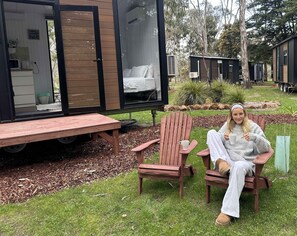 Terrace/patio - Tiny House 6 @ Grampians Edge by Tiny Away (Dadswells Bridge)
