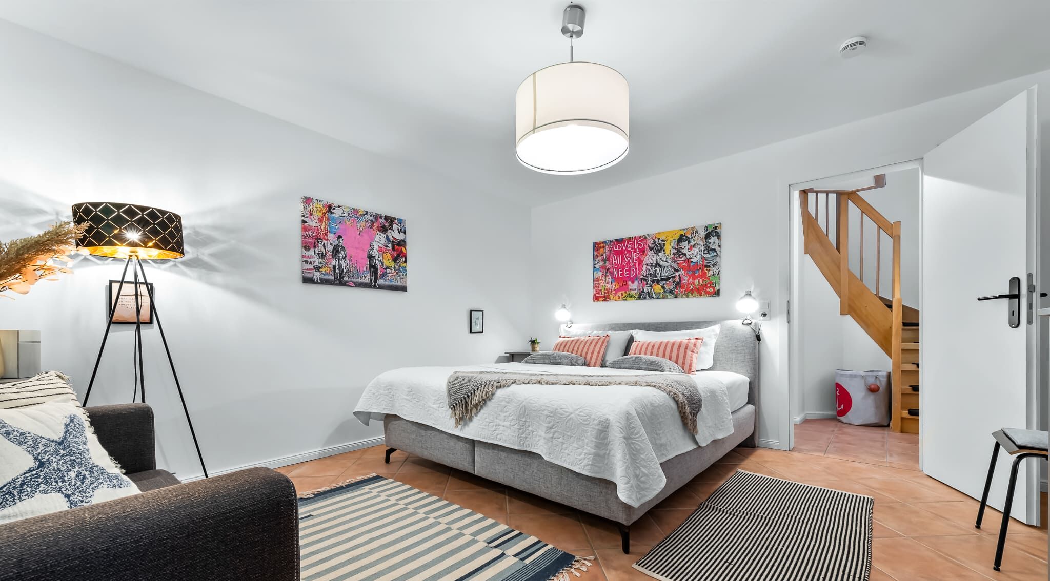 2 Schlafzimmer, kostenloses WLAN, Bettwäsche