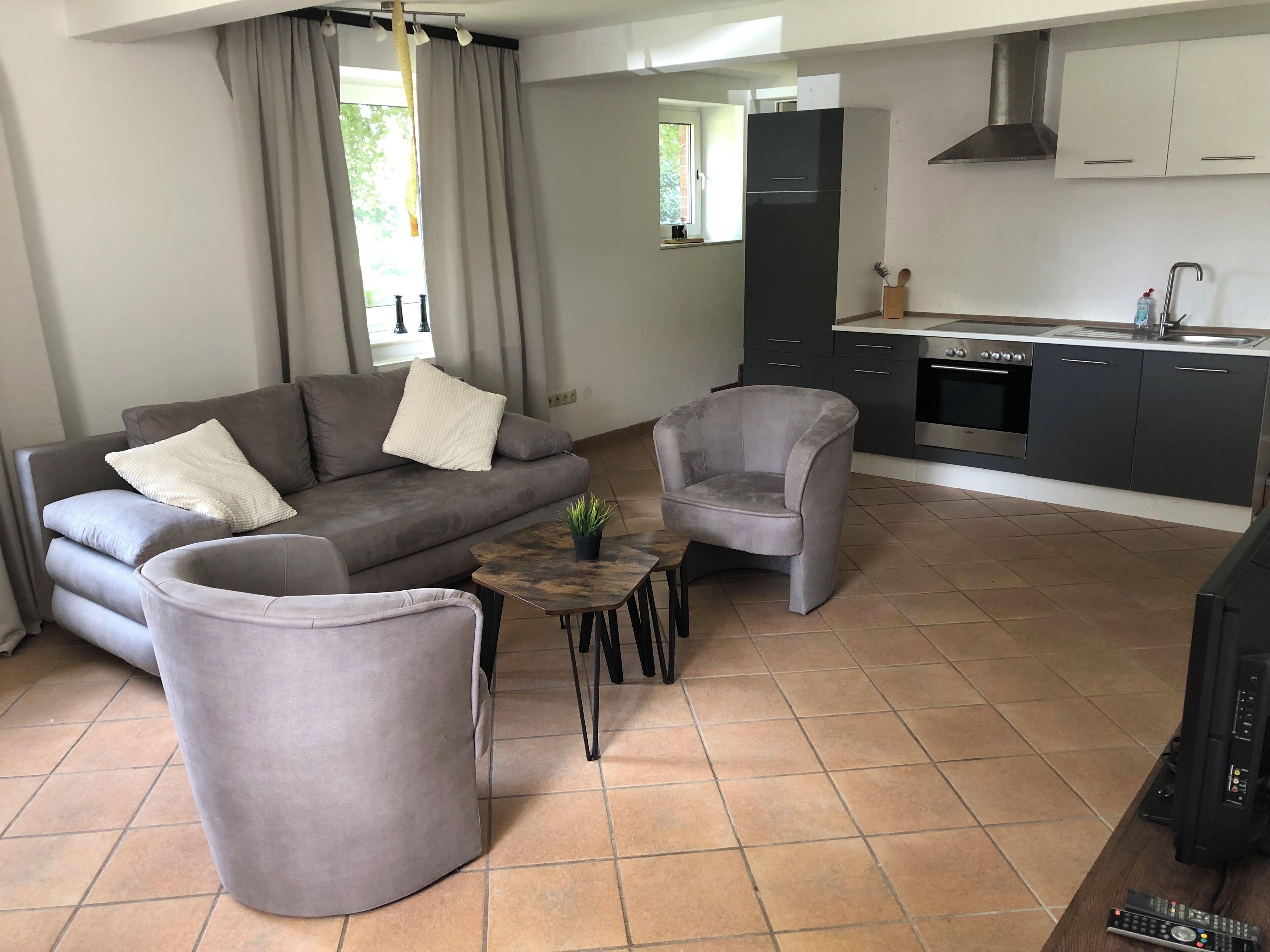 Smart-TV, DVD-spiller og bøker