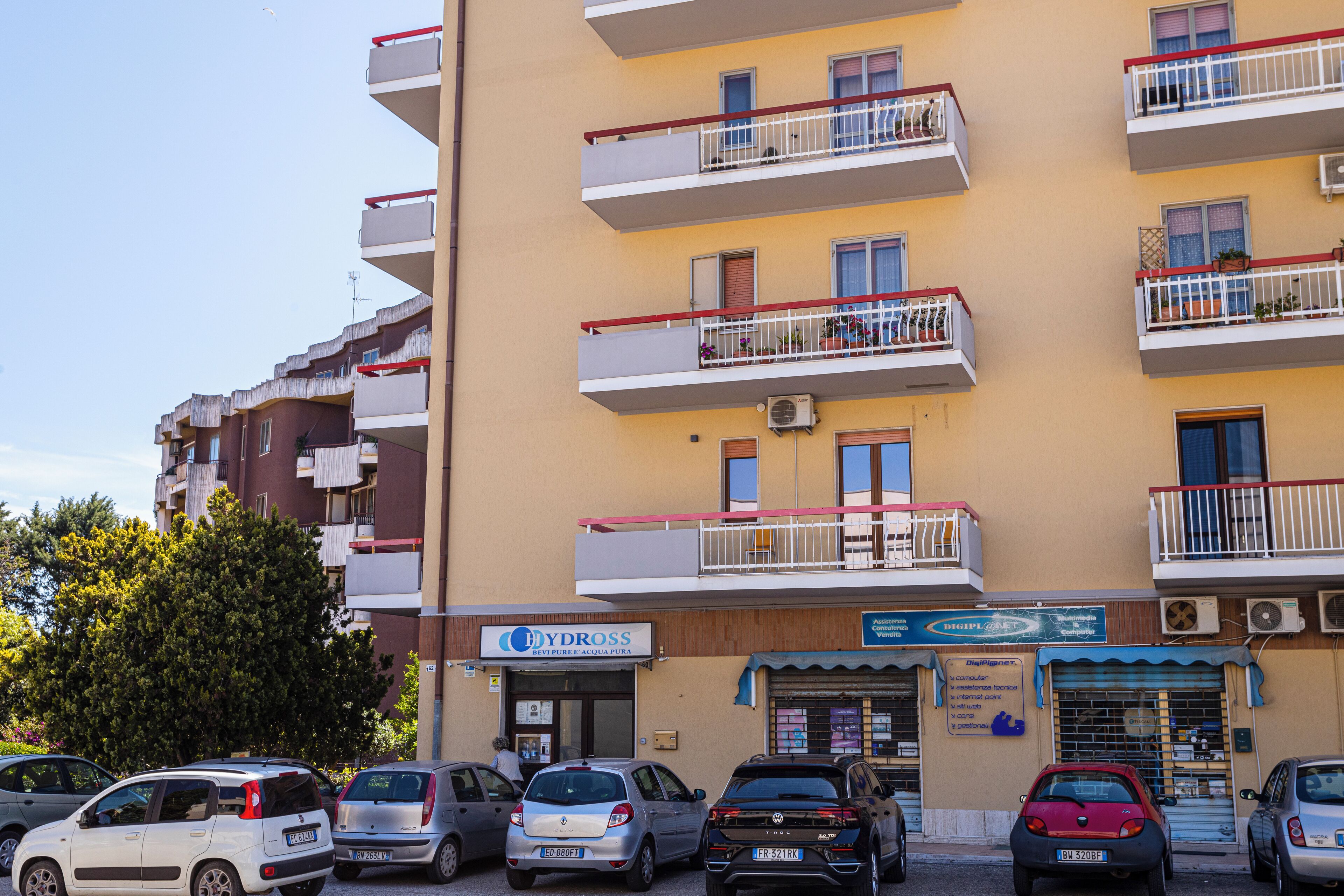 Façade de l’hébergement