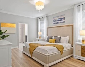 8 bedrooms, iron/ironing board, travel crib, WiFi