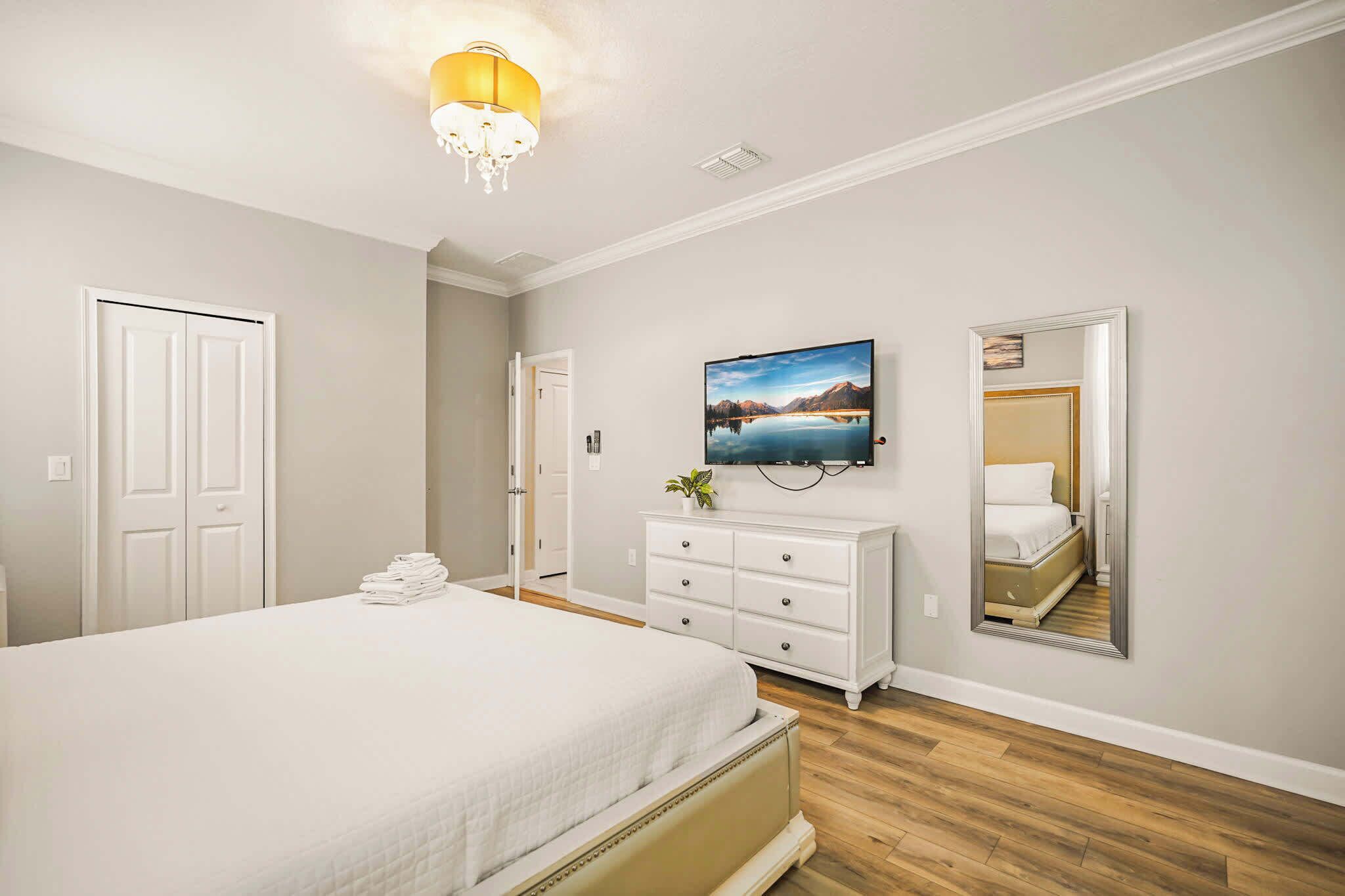 8 bedrooms, iron/ironing board, travel crib, WiFi