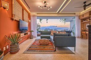 TV, offices - NEW Luxury Modern Condo in SOHO PV! Best Rooftop! (Puerto Vallarta)