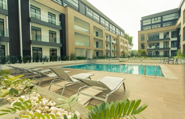 デラックス アパートメント | テラス / パティオ