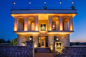 Entrée de l’hébergement