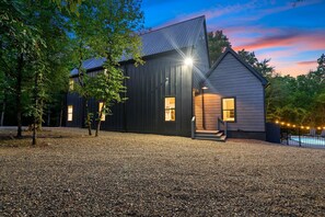 Exterior - Relax This Spring | Heated Pool Cabin w/ Hot Tub, Fire Pit & Nature Views (Broken Bow)