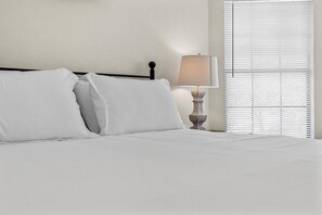 4 bedrooms, desk, iron/ironing board, travel cot