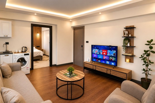 Suite | Living area | Flat-screen TV