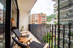 Amazing mountain views from the private balcony - Romantic Zone Gem @ Nomada | Walk to Beach (Puerto Vallarta)