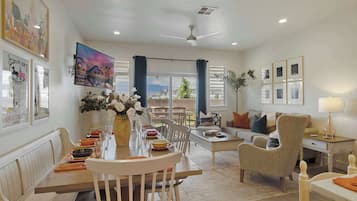 Townhome, Multiple Beds, Patio, Mountain View (Be Our Guest in Utah) | Living area | 42-inch flat-screen TV with digital channels