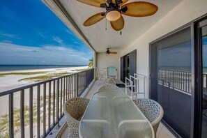 Outdoor dining - Pelican Watch #205 - Beachfront (Fort Myers Beach)