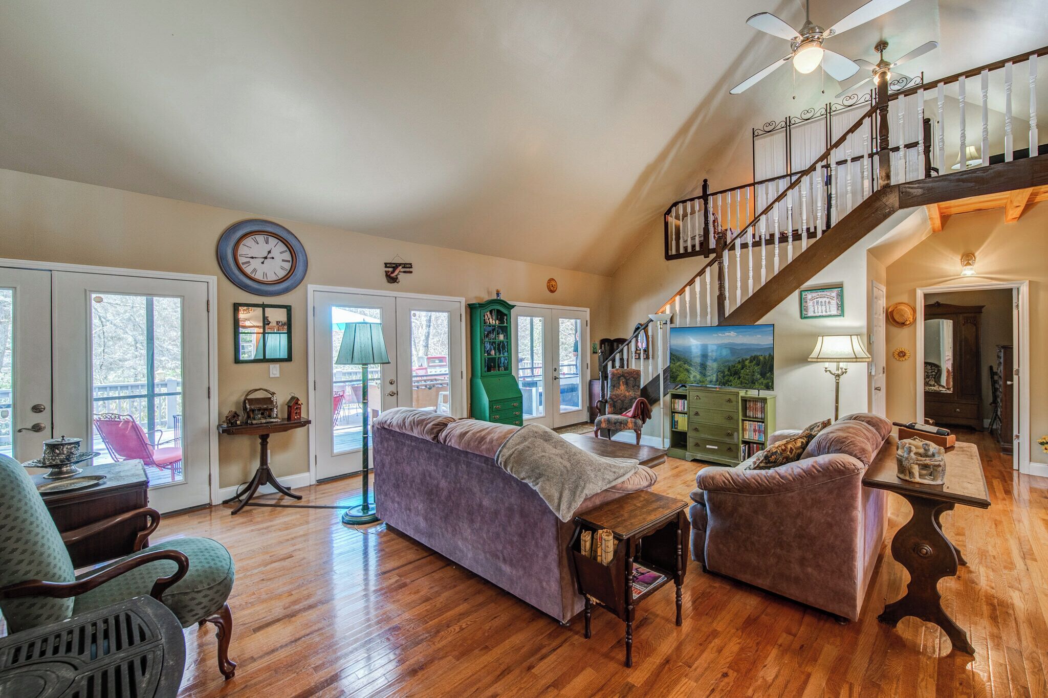 Cabin, Multiple Beds, Hot Tub | Interior