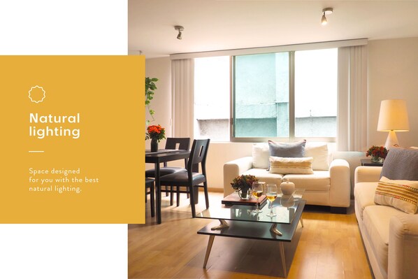 Business Apartment | Living area | Flat-screen TV - Loft Berlin by The Local Way (Mexico City)